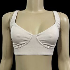 Victoria’s Secret Pink Supersoft Unlined Demi bralette bra Beige
